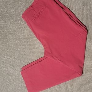 Worthington Fuschia cropped dress pants